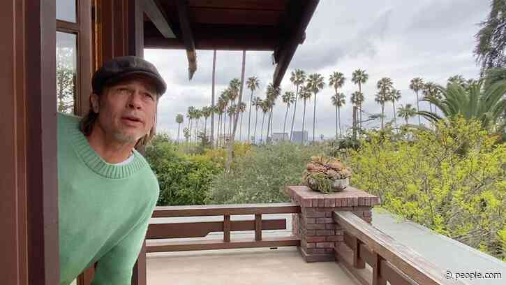 Brad Pitt Does the Weather in Cameo Appearance for John Krasinski's Some Good News Show