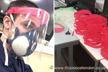 Hampton School making PPE equipment for local NHS services