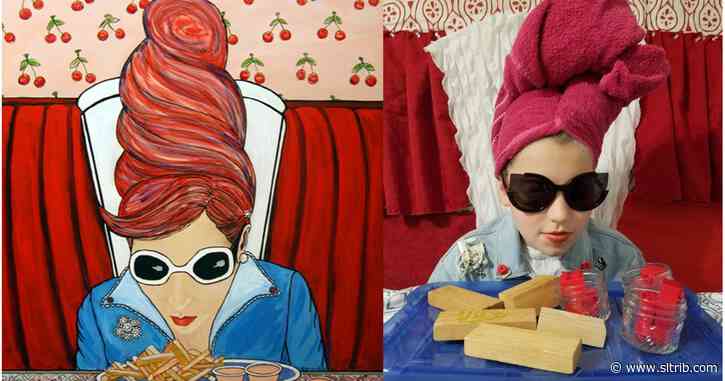 Bored at home? Break out your camera and recreate your favorite painting.