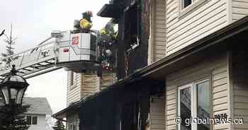 Family displaced by south Edmonton fourplex fire