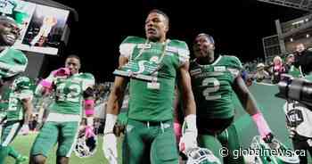 Saskatchewan Roughriders’ receiver Shaq Evans is practising patience during COVID-19