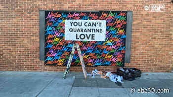 'You can't quarantine love' campaign by local muralist raises money for United Way