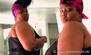 Lizzo shows off derriere to encourage fans to 'focus on a body part you don't like about yourself'