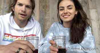 Ashton Kutcher and Mila Kunis launch 'quarantine wine' for a good cause