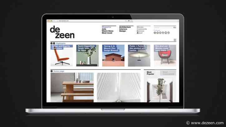 Dezeen becomes one of the top 3,500 most popular websites in the world
