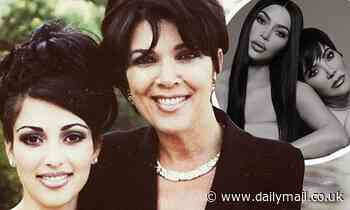 Kim Kardashian brings back the 90s in a big way with a throwback snap from her prom with Kris Jenner