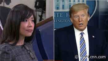 Trump berates female reporter: Keep your voice down