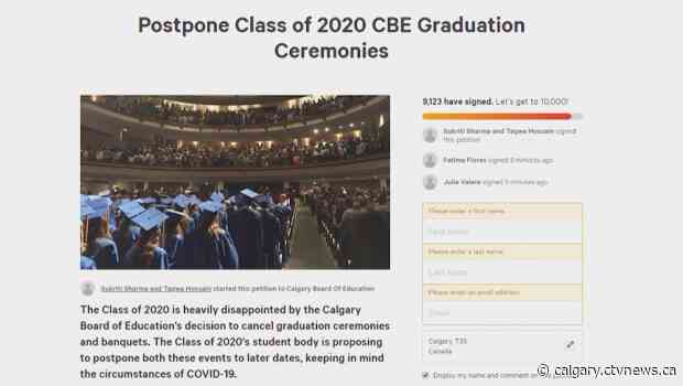 Student petition to postpone CBE graduation ceremonies nears 10,000 signatures