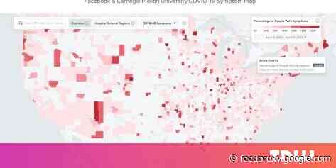 Facebook built a map that tracks COVID-19 symptoms by county