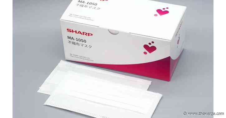 Demand for Sharp’s face masks crashes website and smart home gadgets