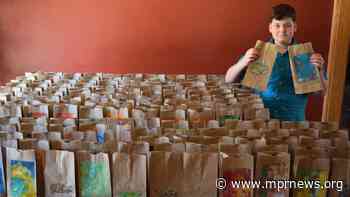 Daily dose of sweetness: Brainerd arts group distributes 'creativity kits' to local kids - Minnesota Public Radio News