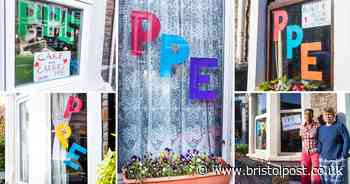 Coronavirus: PPE window protests begin in Bristol