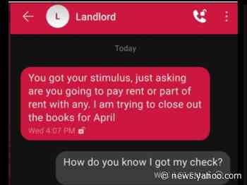 An Oregon man said his property manager illegally searched an IRS system to see if his tenants received stimulus checks