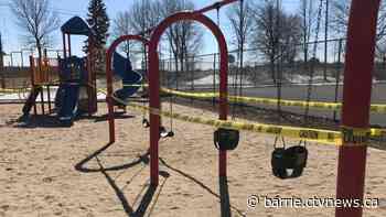 Orillia closes playground equipment due to COVID-19 - CTV News