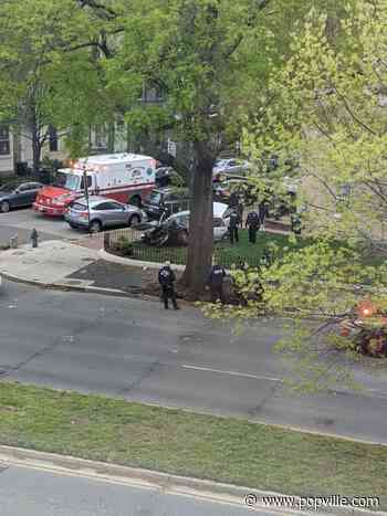 Driver Flips Car on Rhode Island Ave, NW - PoPville
