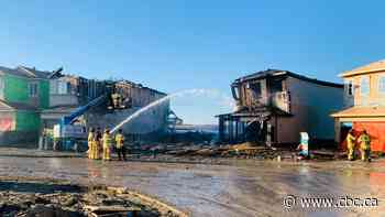 13 crews called to fight fire at homes under construction in southwest Edmonton