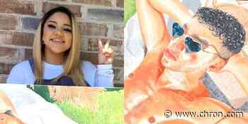 Aldine ISD alumna's painting business takes off after Bad Bunny offers $5K for his portrait