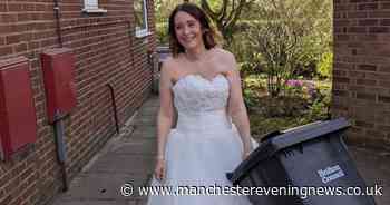 Bolton mum digs out wedding dress to take out the bins - Manchester Evening News
