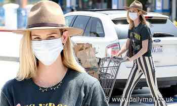 Meghan King proves you can still earn your fashion stripes under quarantine