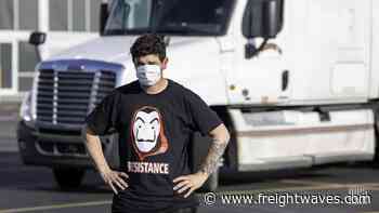 Independent truckers stage rally along Houston freeway to protest low pay - FreightWaves