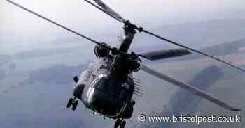 This is why military helicopters were flying over Bristol today