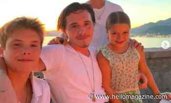 Brooklyn Beckham shares sweet photo of sister Harper as he reveals he misses his family
