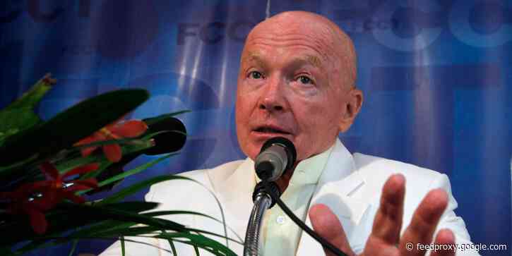 The US faces a double-dip coronavirus recession, according to veteran emerging markets investor Mark Mobius