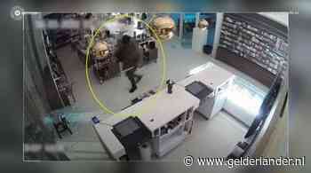 Beelden Van Gogh-roof vrijgegeven: Dader loopt met schilderij onder de arm naar buiten