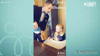 Dad runs a fancy at-home 'restaurant' for his toddler
