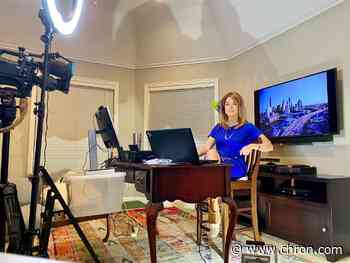 Houston media personalities share their makeshift news setups as they work from home