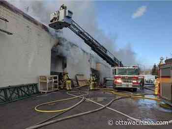 'Shelter in place' order issued because of Sheffield Road warehouse fire