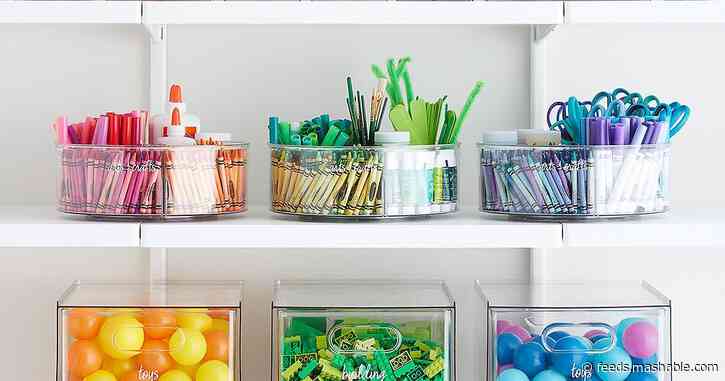 Reorganize during quarantine with The Container Store's spring sale