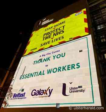 Drumquin firm lighting up Belfast to honour NHS workers - The Ulster Herald