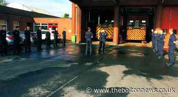 Final parade for Farnworth fireman after 30 years service