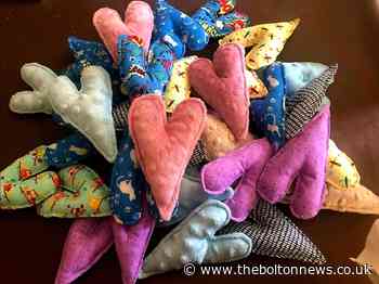 Coronavirus: The homemade hearts which are comforting victim's families
