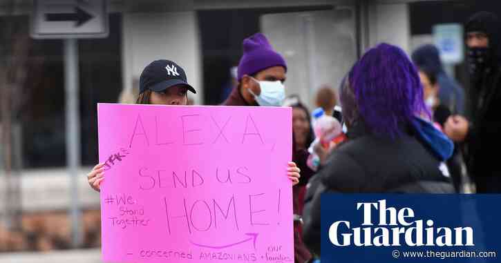 Hundreds of Amazon warehouse workers to call in sick in coronavirus protest
