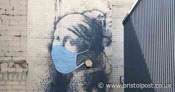 Famous Banksy graffiti in Bristol gets a face mask