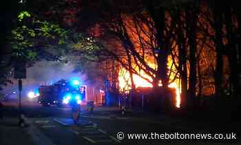 Fire destroys garage and damages house in Smithills