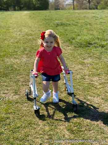 Three-year-old with spinal condition fundraises for NHS
