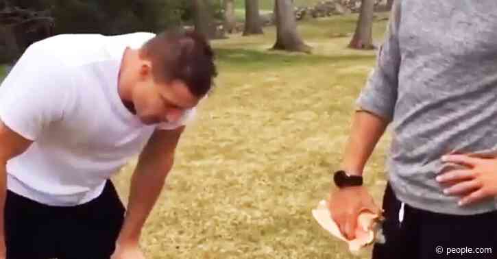 Tom Brady Welcomes Rob Gronkowski to Buccaneers in Funny Clip: 'Time to Run It Back Gronky!'