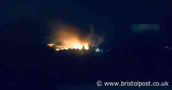 Two men arrested after 'suspicious' caravan fire