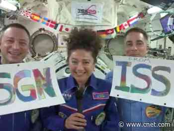 NASA astronauts on ISS tell John Krasinski that Earth is still beautiful     - CNET