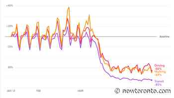 Apple and Google data shows the impact of physical distancing on Toronto - NOW Magazine