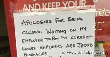 What post office owner said about sign complaining about wages