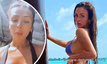 Kady McDermott sizzles in a barely-there bikini in flashback holiday snap