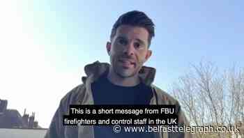 Watch: British Firefighters send message of solidarity to Italian counterparts