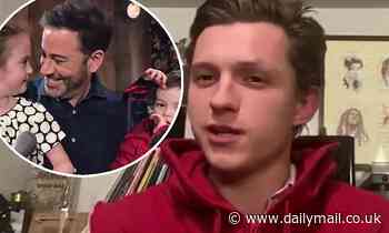 Tom Holland surprises Jimmy Kimmel's son by dressing up as Spider-Man