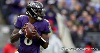 Trump praises Baltimore Ravens QB Lamar Jackson as a 'great pick' - NBCNews.com