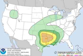 Severe storms, tornadoes likely across the South today and Thursday