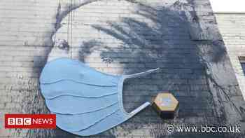 Coronavirus: Banksy's Girl with a Pierced Eardrum given face mask